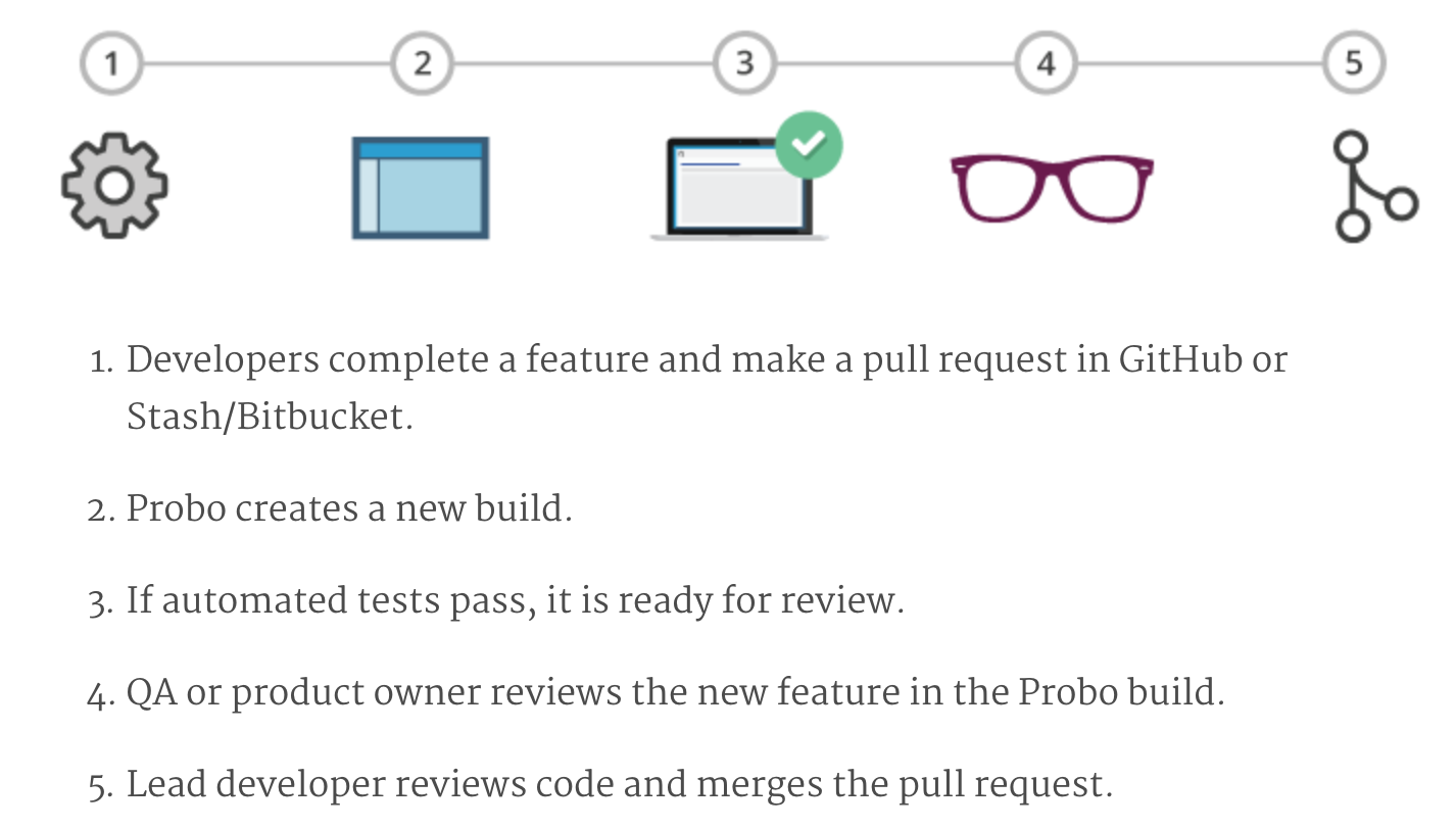 Probo team development process